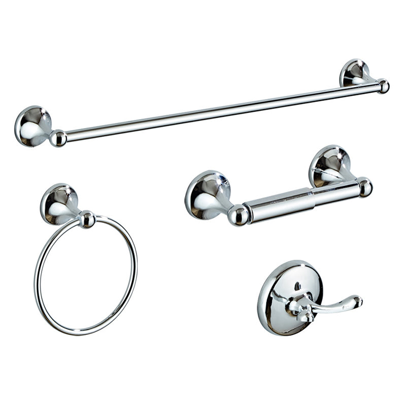 Lisslune | Metal Bathroom Set Traditional Style Chrome Bathroom Accessories Set