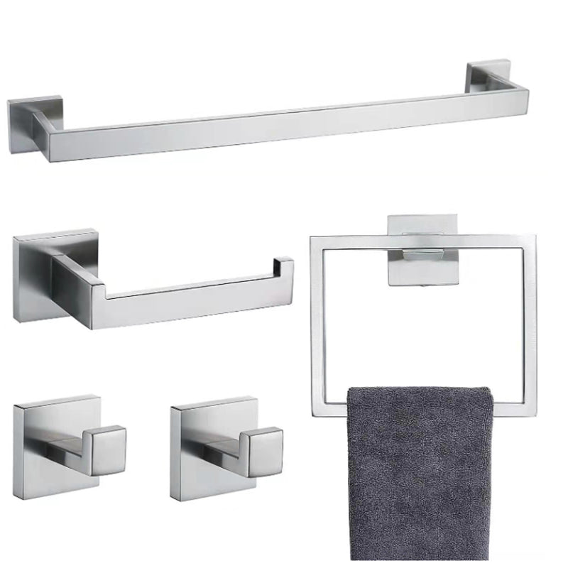 Lisslune | Stainless Steel Bathroom Accessories Single Piece or in Set Modern Bathroom Set
