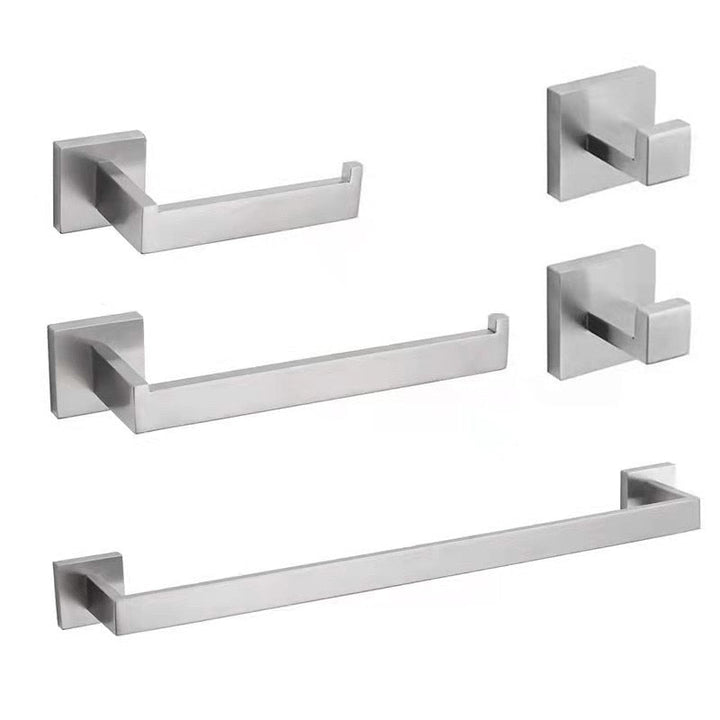 Lisslune | Stainless Steel Bathroom Accessories Single Piece or in Set Modern Bathroom Set