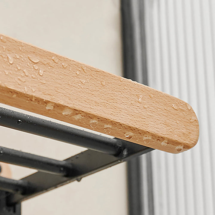 Lisslune | Metal and Wood Bathroom Accessories as Individual Piece or Set in Black