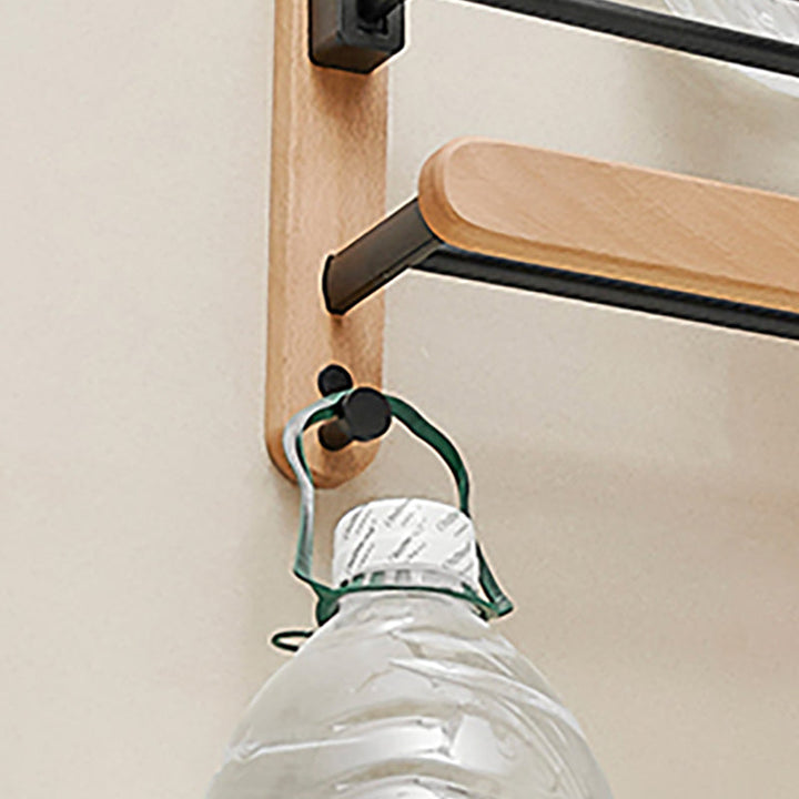 Lisslune | Metal and Wood Bathroom Accessories as Individual Piece or Set in Black