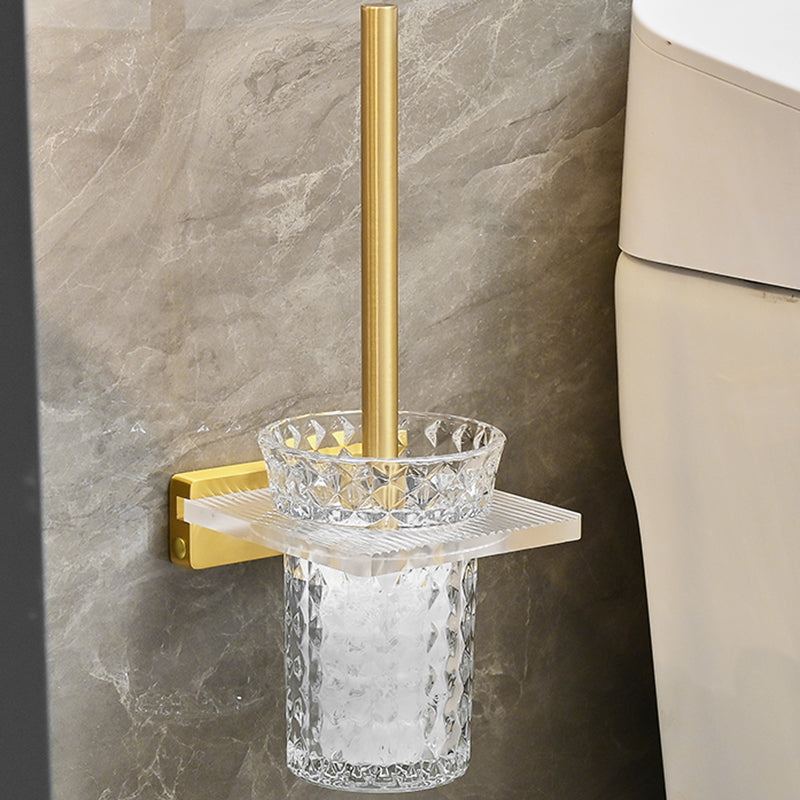 Lisslune | Metal and Acrylic Bathroom Accessories as a Single Piece or in a Set in Gold