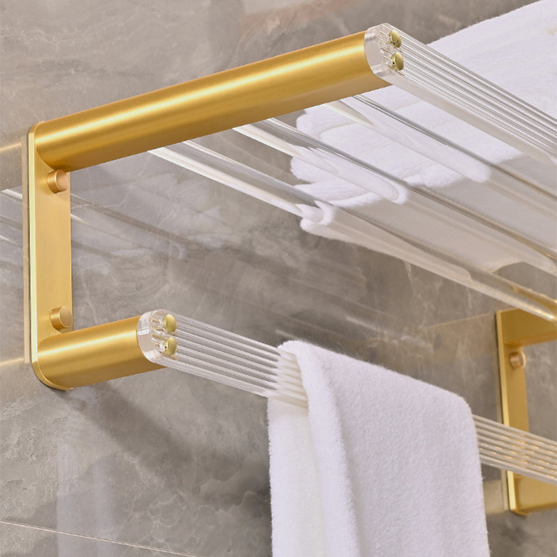 Lisslune | Metal and Acrylic Bathroom Accessories as a Single Piece or in a Set in Gold