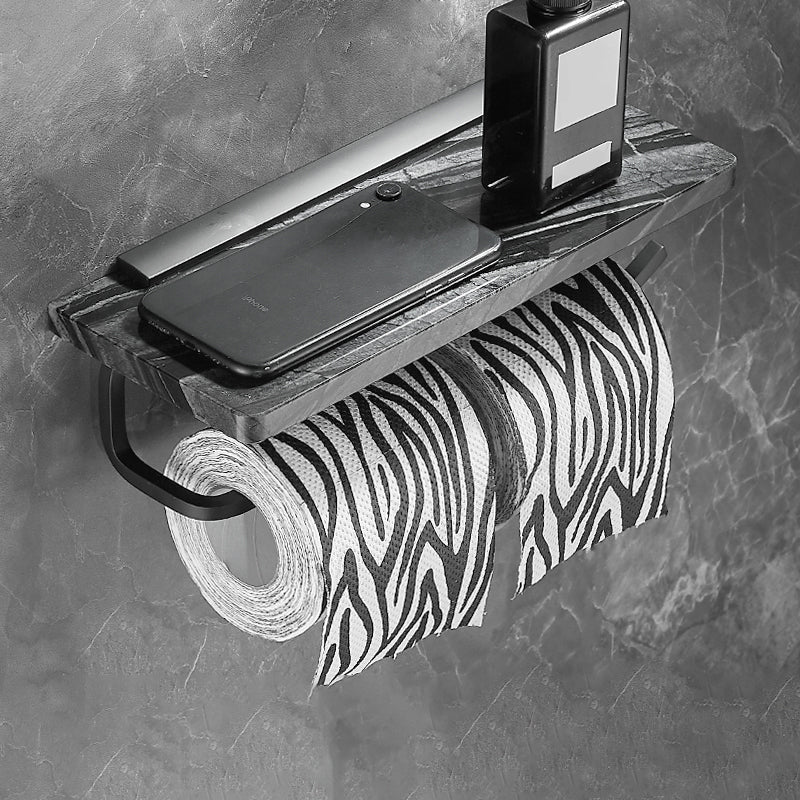 Lisslune | Metal and Marble Bathroom Accessories as a Single Item or as a Set in Black