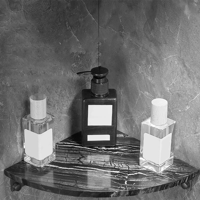 Lisslune | Metal and Marble Bathroom Accessories as a Single Item or as a Set in Black