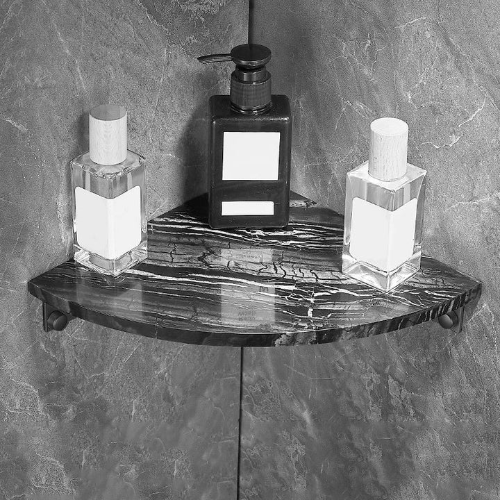 Lisslune | Metal and Marble Bathroom Accessories as a Single Item or as a Set in Black