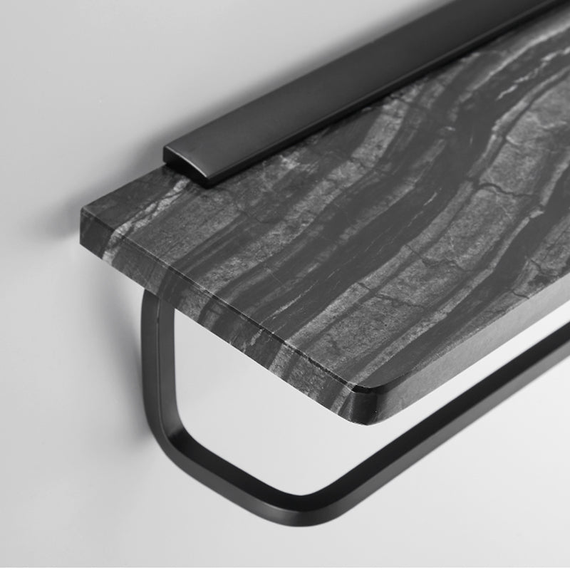 Lisslune | Metal and Marble Bathroom Accessories as a Single Item or as a Set in Black