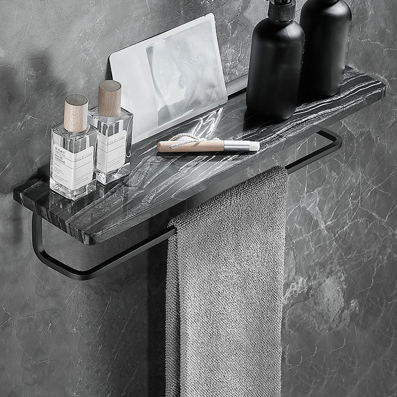Lisslune | Metal and Marble Bathroom Accessories as a Single Item or as a Set in Black