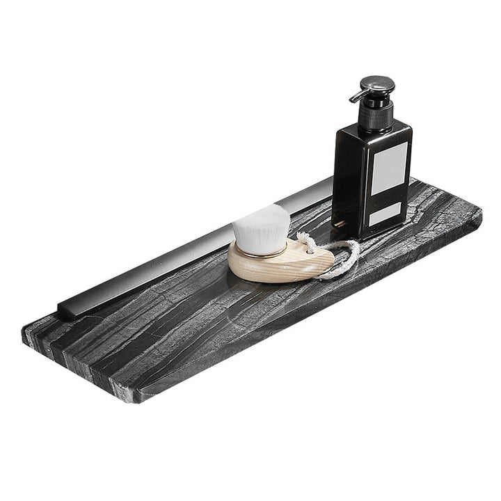 Lisslune | Metal and Marble Bathroom Accessories as a Single Item or as a Set in Black