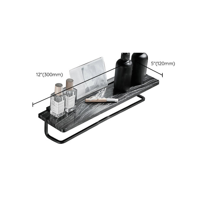 Lisslune | Metal and Marble Bathroom Accessories as a Single Item or as a Set in Black