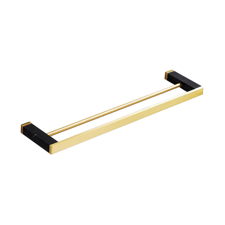 Lisslune | Metal and Marble Bathroom Minimalist Accessory as a Single Item or in a Set in Gold