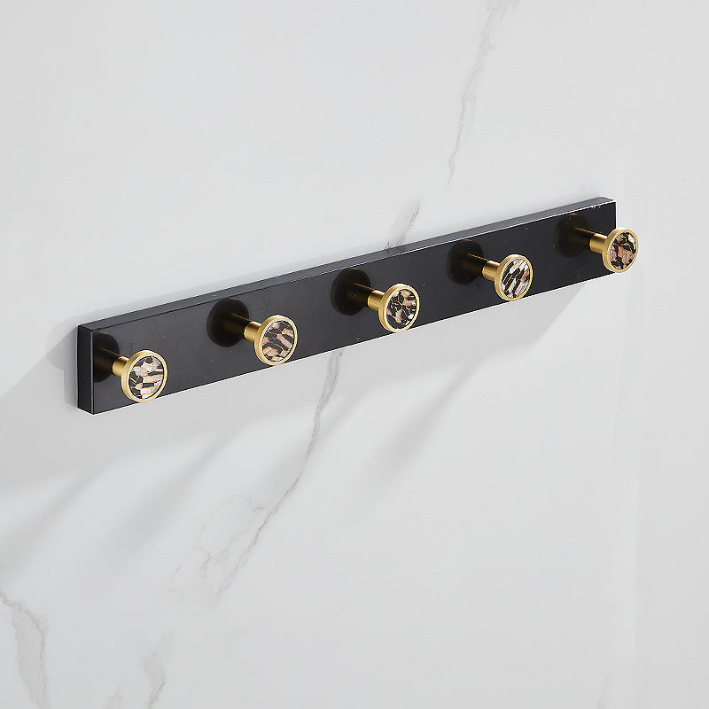 Lisslune | Metal and Marble Bathroom Minimalist Accessory as a Single Item or in a Set in Gold