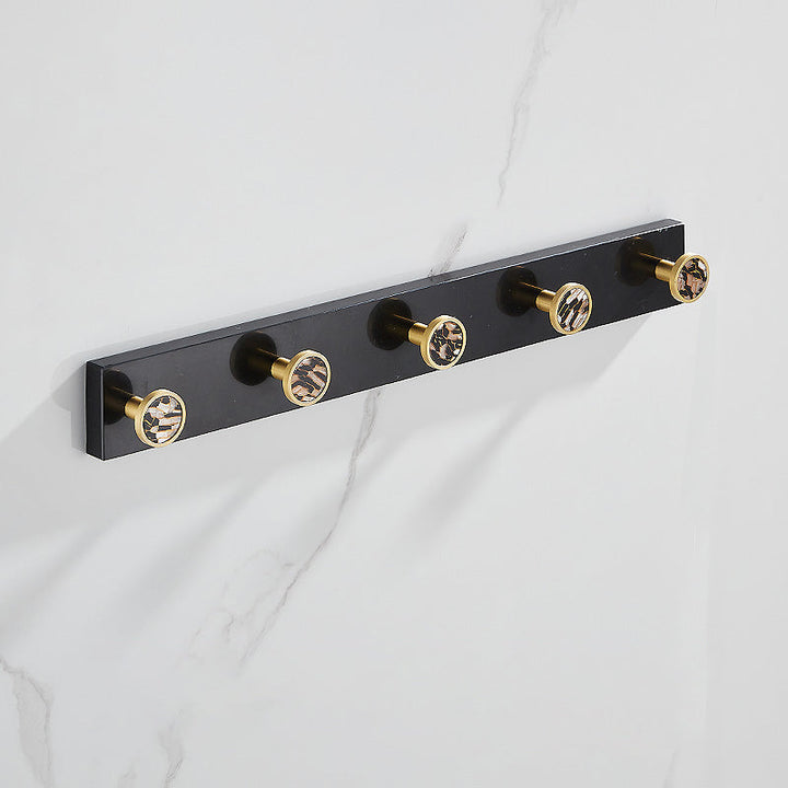 Lisslune | Metal and Marble Bathroom Minimalist Accessory as a Single Item or in a Set in Gold