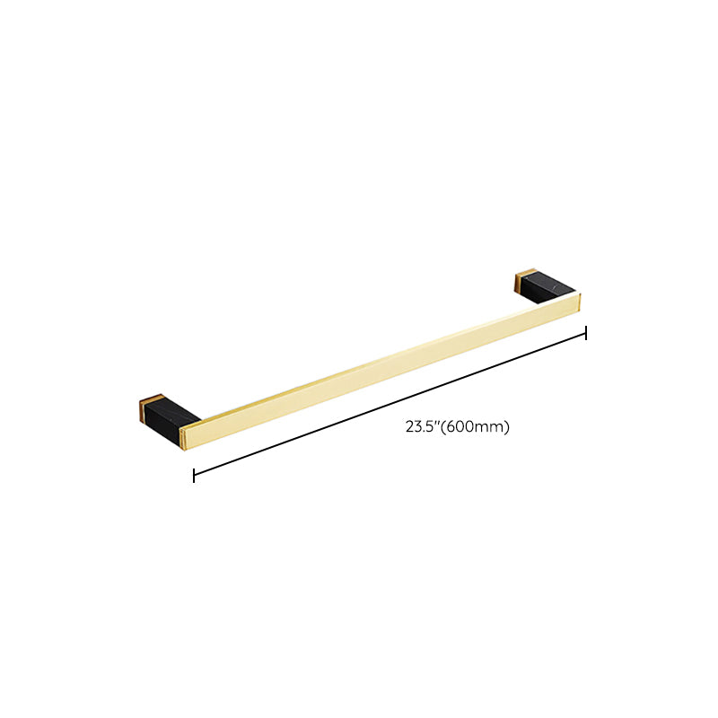 Lisslune | Metal and Marble Bathroom Minimalist Accessory as a Single Item or in a Set in Gold