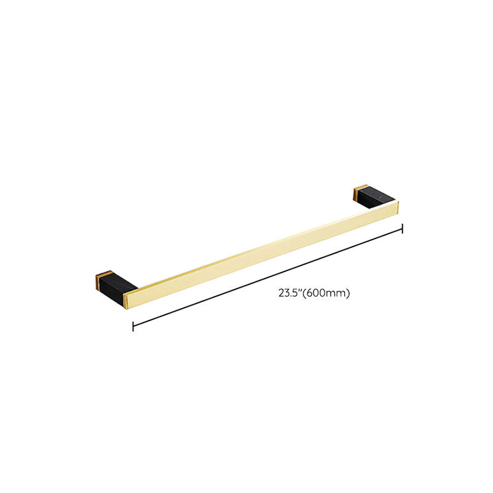 Lisslune | Metal and Marble Bathroom Minimalist Accessory as a Single Item or in a Set in Gold