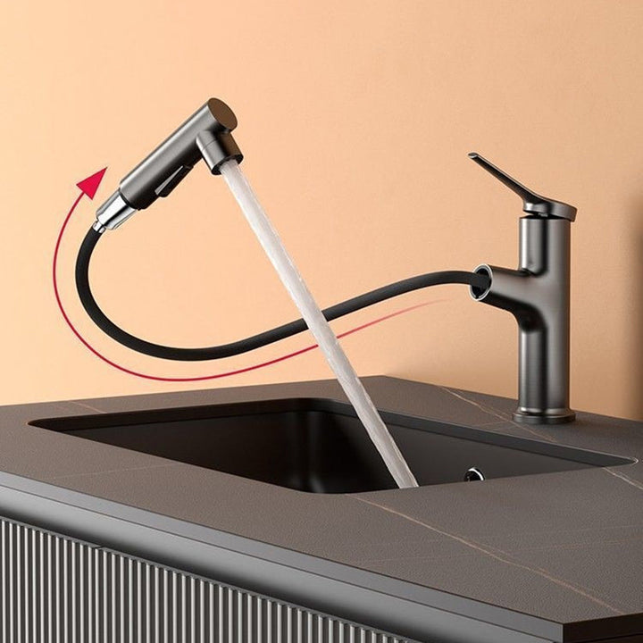 Lisslune | Contemporary Style Faucet Single Lever Mixer with Swivel Spout