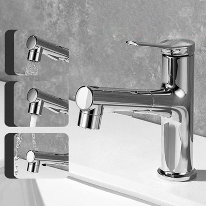 Lisslune | Contemporary Style Faucet Single Lever Mixer with Swivel Spout