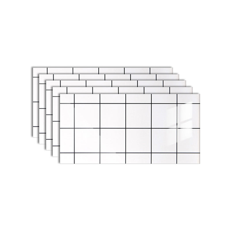 Lisslune | PVC Peel and Stick Back Wall Tile Modern Peel and Stick Back Wall Tile