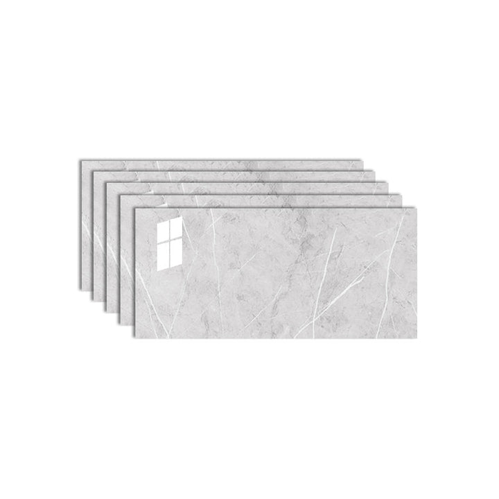 Lisslune | PVC Peel and Stick Back Wall Tiles Rectangular Wallpaper
