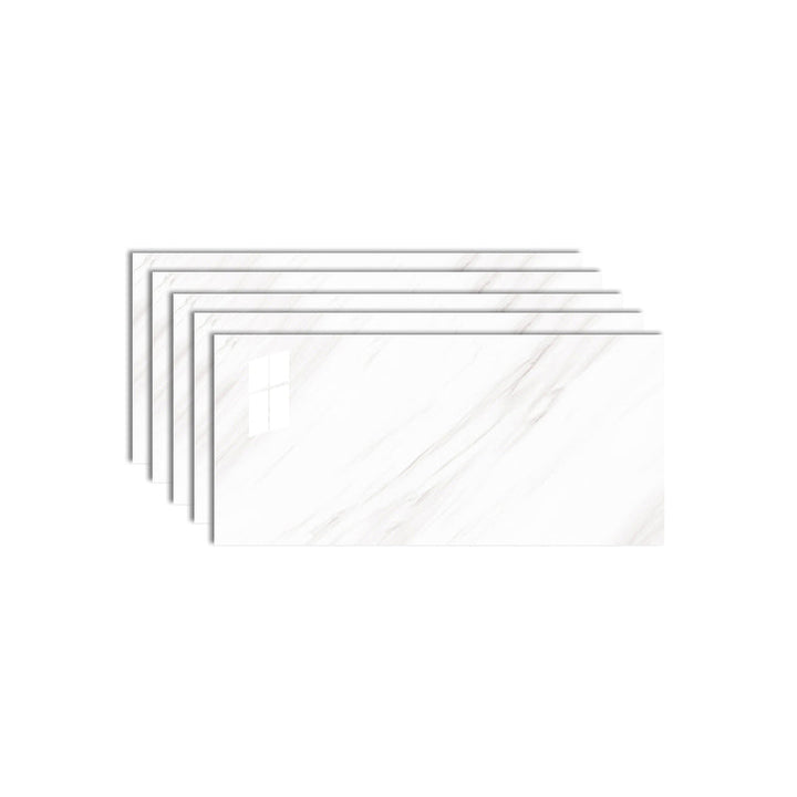 Lisslune | PVC Peel and Stick Back Wall Tiles Rectangular Wallpaper