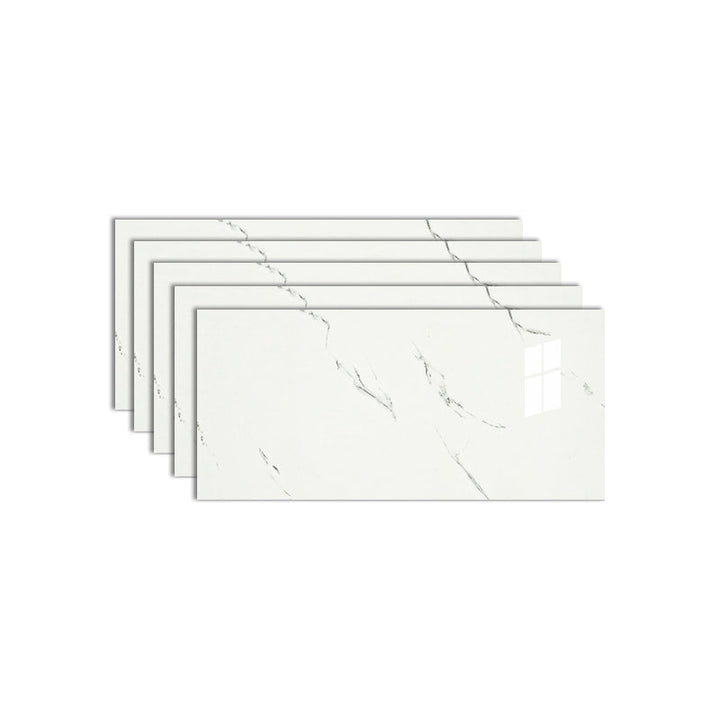 Lisslune | PVC Peel and Stick Back Wall Tiles Rectangular Wallpaper