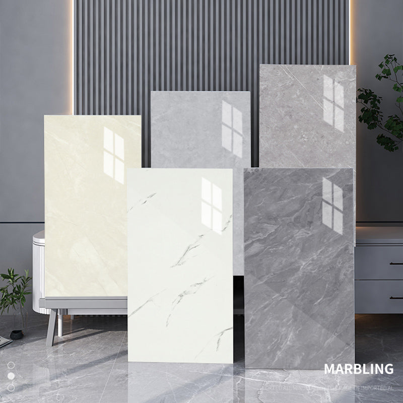 Lisslune | PVC Peel and Stick Back Wall Tiles Rectangular Wallpaper