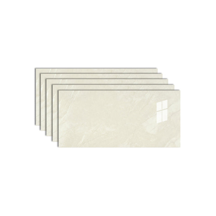 Lisslune | PVC Peel and Stick Back Wall Tiles Rectangular Wallpaper