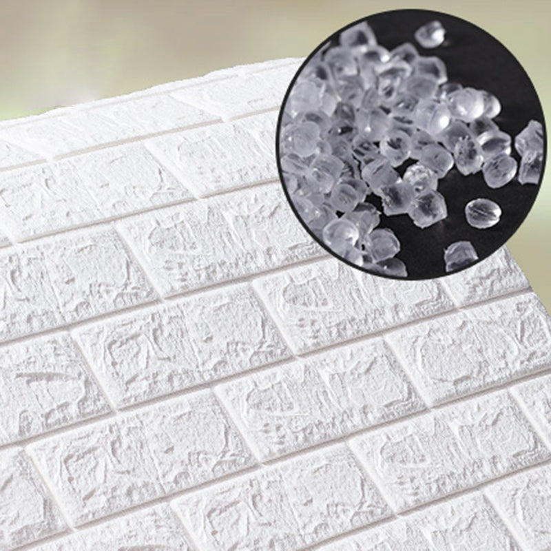 Lisslune | Modern wall-ceiling element for sticking with 3D embossing in white