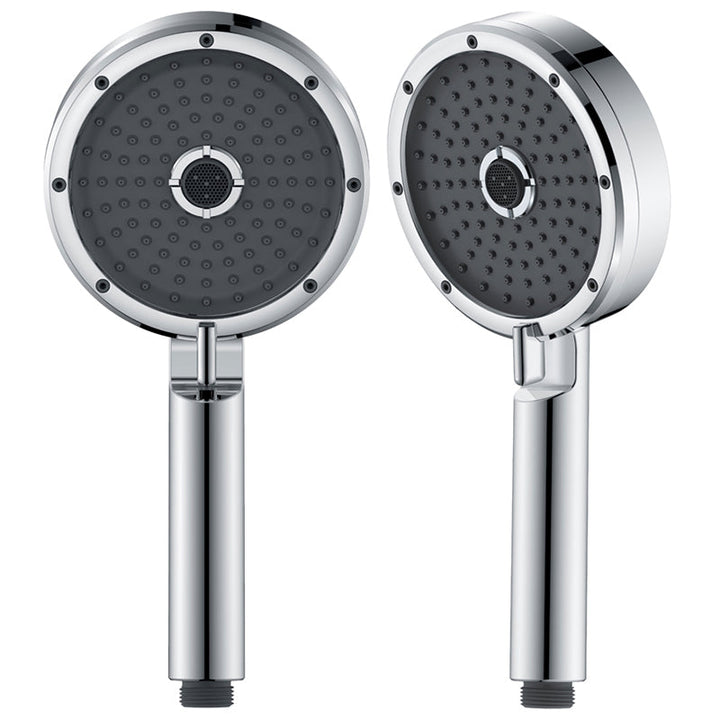 Lisslune | Matt Black Hand Shower Modern 3-Stream Round Wall Mounted Hand Shower