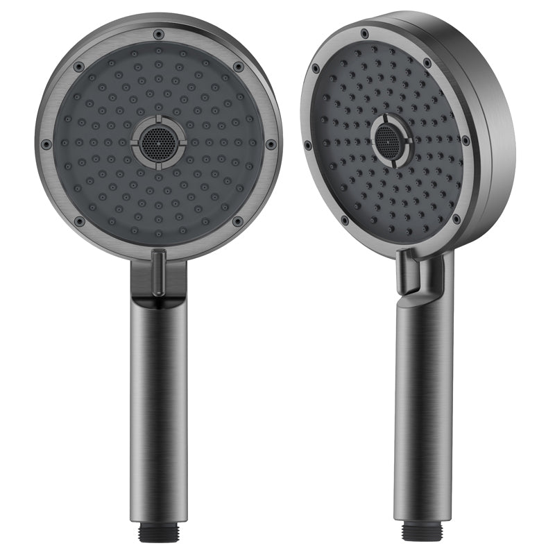 Lisslune | Matt Black Hand Shower Modern 3-Stream Round Wall Mounted Hand Shower