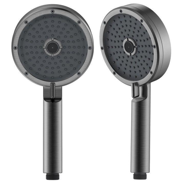 Lisslune | Matt Black Hand Shower Modern 3-Stream Round Wall Mounted Hand Shower