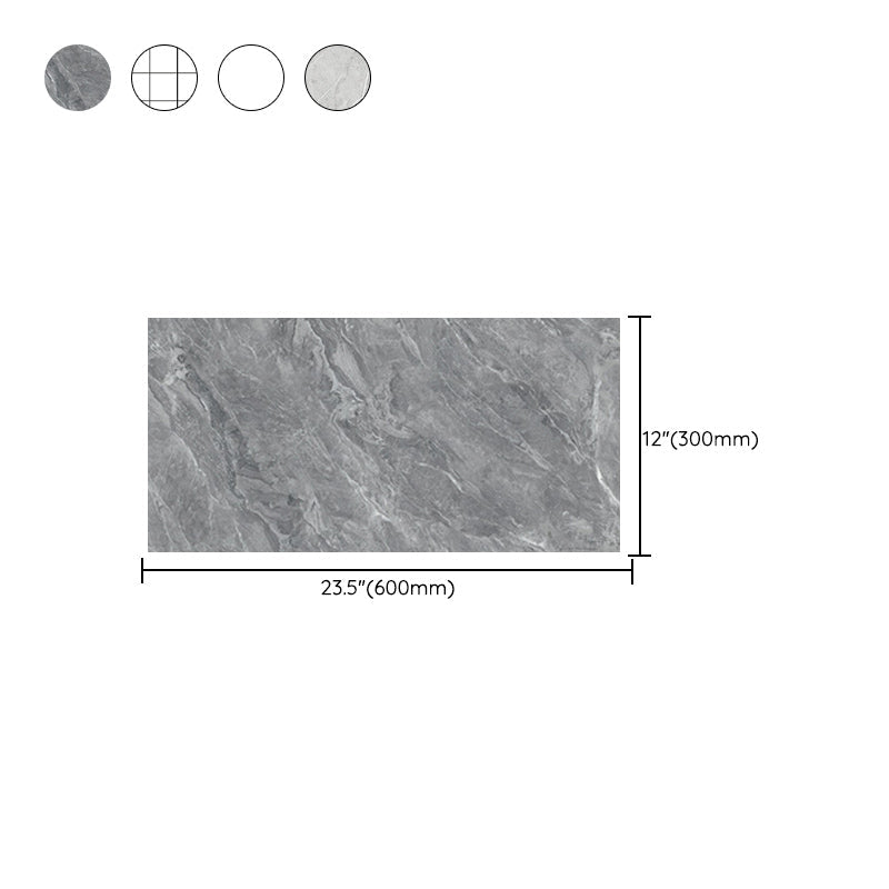 Lisslune | Modern 3D Peel and Stick Field Tiles Rectangular Peel and Stick Tiles