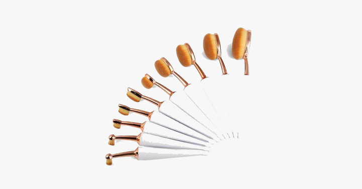 Lisslune | Umbrella-cut oval brushes set