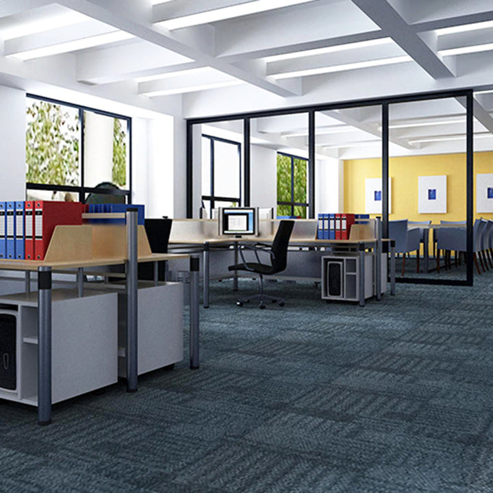 Lisslune | Living Spaces Square Vinyl Flooring Peel and Stick Fabric Look PVC Floor Covering