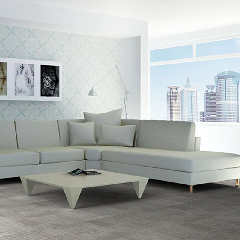 Lisslune | Living Spaces Square Vinyl Flooring Peel and Stick Fabric Look PVC Floor Covering