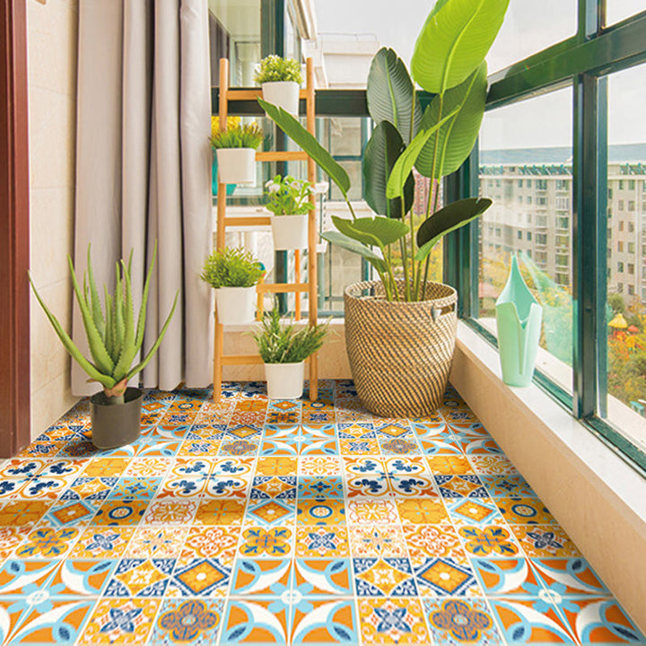 Lisslune | 24" x 118" x 6mm Vinyl flooring for living spaces Peel and Stick PVC floor