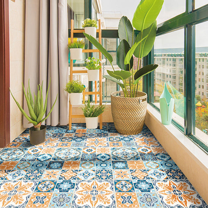 Lisslune | 24" x 118" x 6mm Vinyl flooring for living spaces Peel and Stick PVC floor