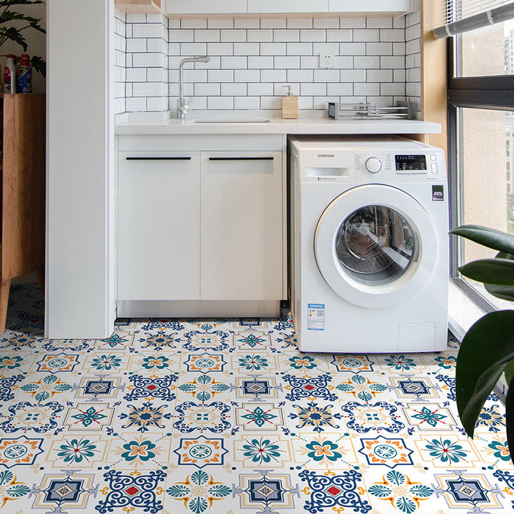 Lisslune | 24" x 118" x 6mm Vinyl flooring for living spaces Peel and Stick PVC floor
