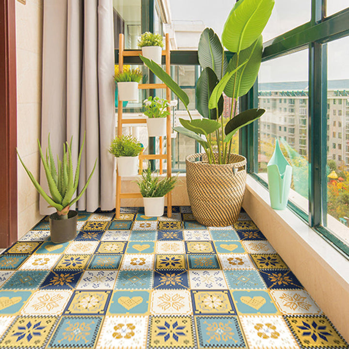 Lisslune | 24" x 118" x 6mm Vinyl flooring for living spaces Peel and Stick PVC floor