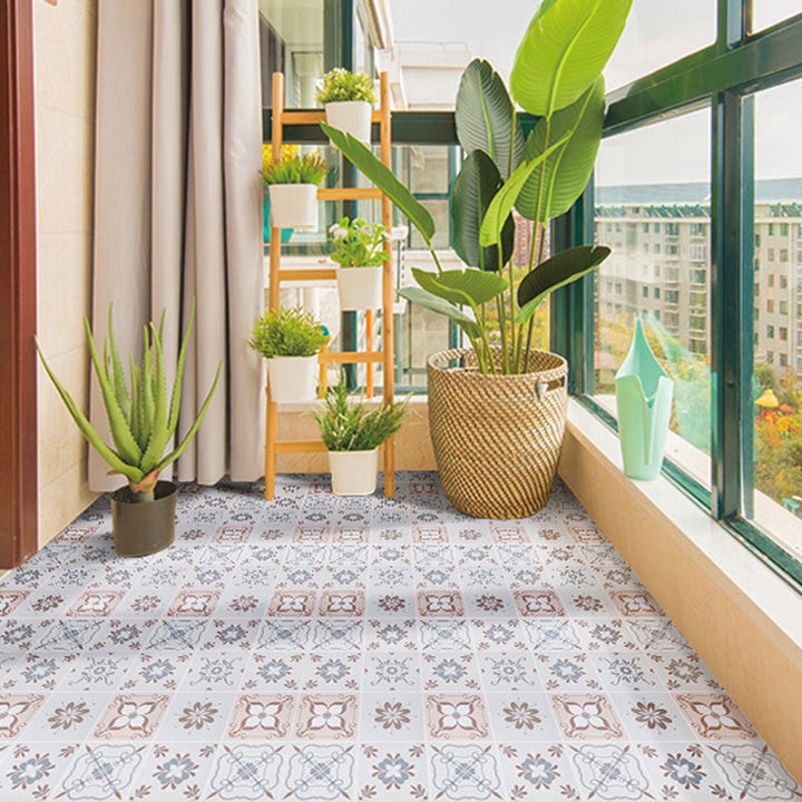 Lisslune | 24" x 118" x 6mm Vinyl flooring for living spaces Peel and Stick PVC floor