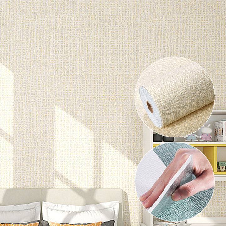 Lisslune | Foam wall panel fireproof living room solid color removable and stick-on wall panel
