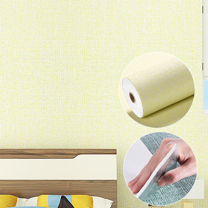 Lisslune | Foam wall panel fireproof living room solid color removable and stick-on wall panel