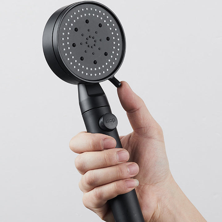 Lisslune | Plastic handheld shower wall-mounted shower head with adjustable spray pattern