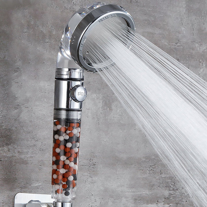 Lisslune | Handheld showerhead with catalyst water filtration wall-mounted showerhead
