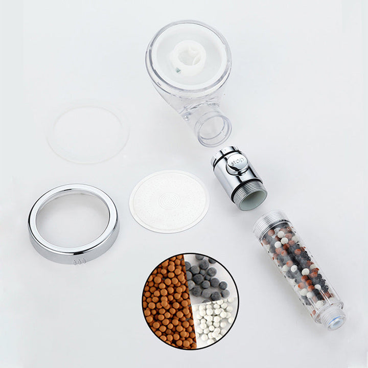 Lisslune | Handheld showerhead with catalyst water filtration wall-mounted showerhead