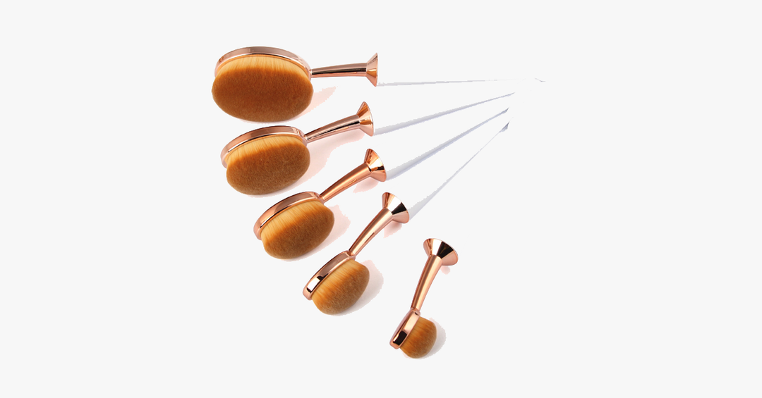 Lisslune | Umbrella-cut oval brushes set