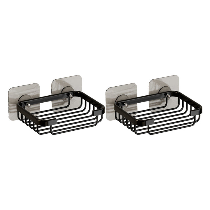 Lisslune | Modern Bathroom Accessories Set Bathroom Shelf Black/Silver/Gray Bathroom Accessories Set