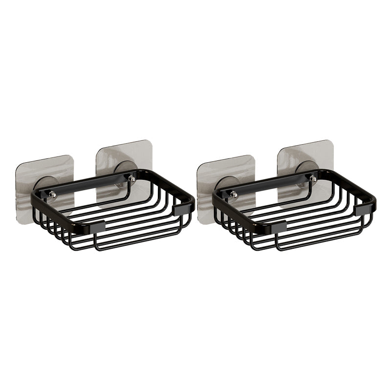 Lisslune | Modern Bathroom Accessory Set Shelf Black/Silver/Grey Bathroom Accessories Set