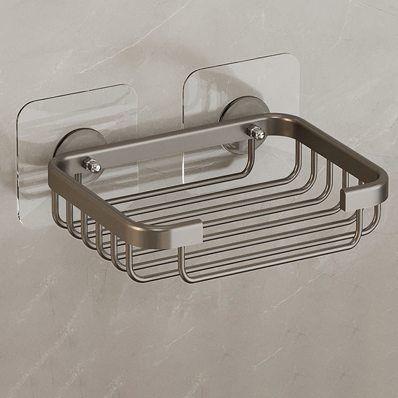 Lisslune | Modern Bathroom Accessory Set Shelf Black/Silver/Grey Bathroom Accessories Set