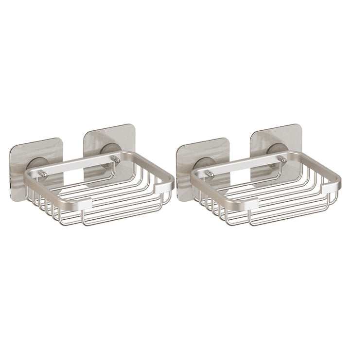 Lisslune | Modern Bathroom Accessories Set Bathroom Shelf Black/Silver/Gray Bathroom Accessories Set
